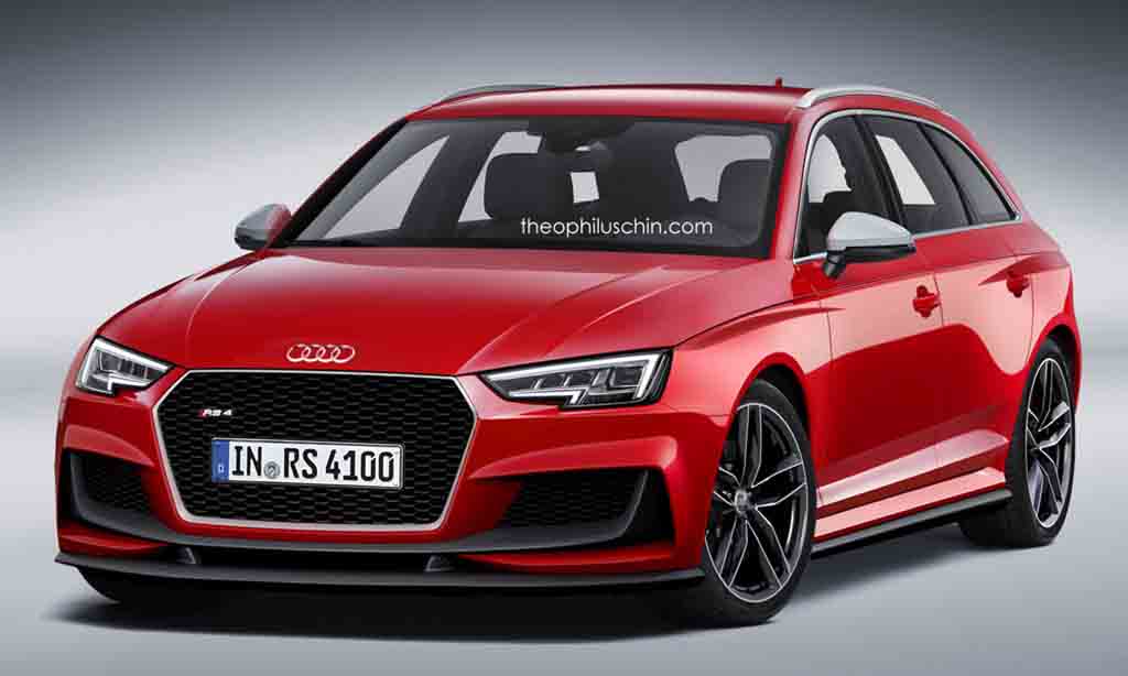 2017 Audi RS4 Front Angle