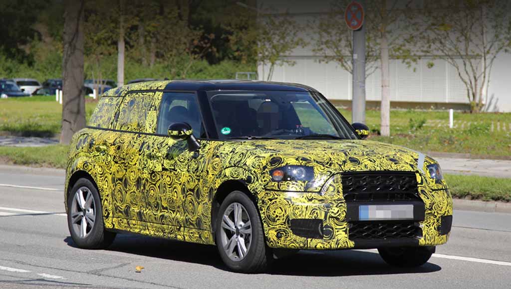 Spy Shots 2017 MINI Countryman Front Angle