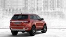 New Ford Everest Rear Angle