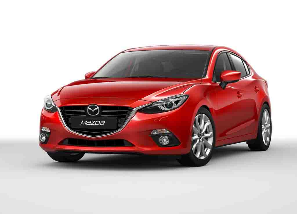 New Mazda 3 Sedan Front Angle