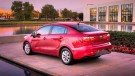 New Kia Rio Sedan Rear Angle