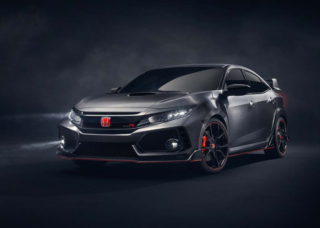 2018 Honda Civic Type R Front Angle