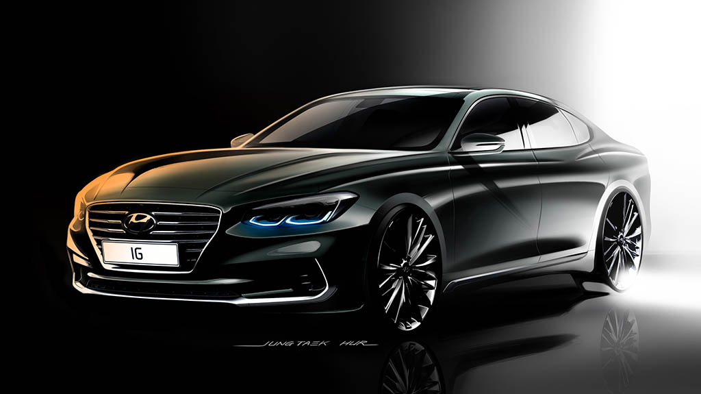 2018 Hyundai Azera Front Angle
