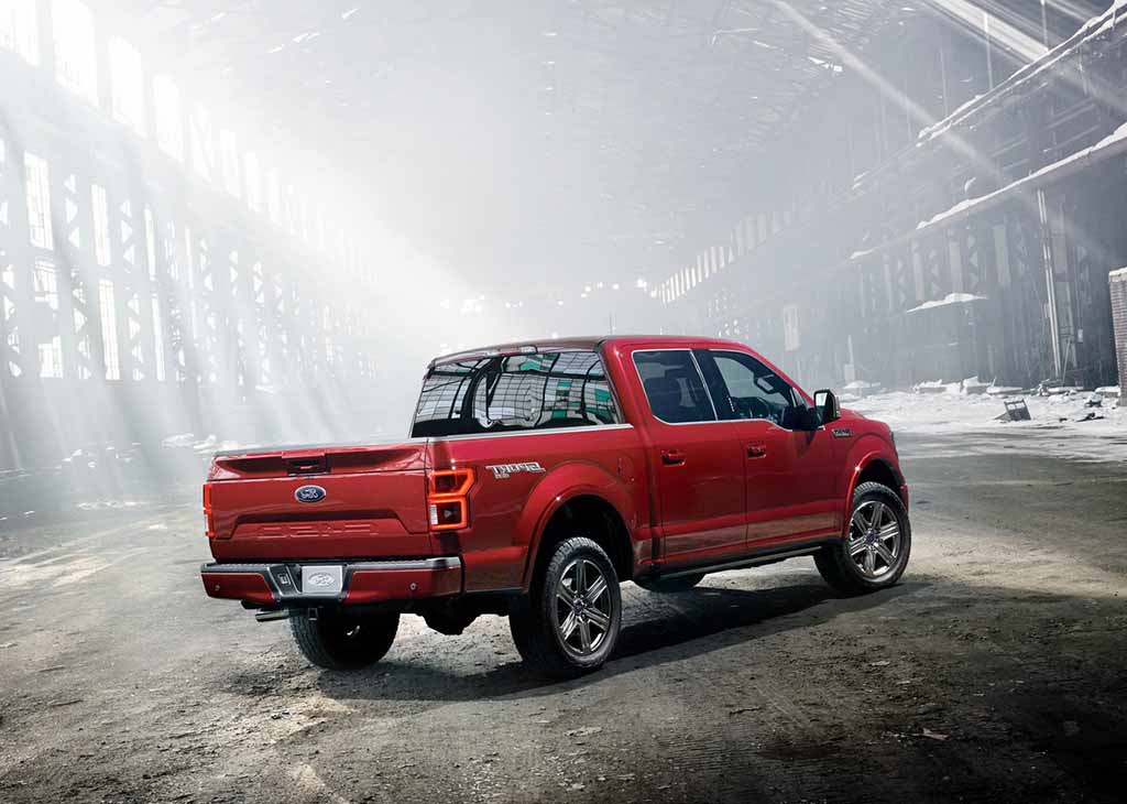 2018 Ford F150 Rear Angle